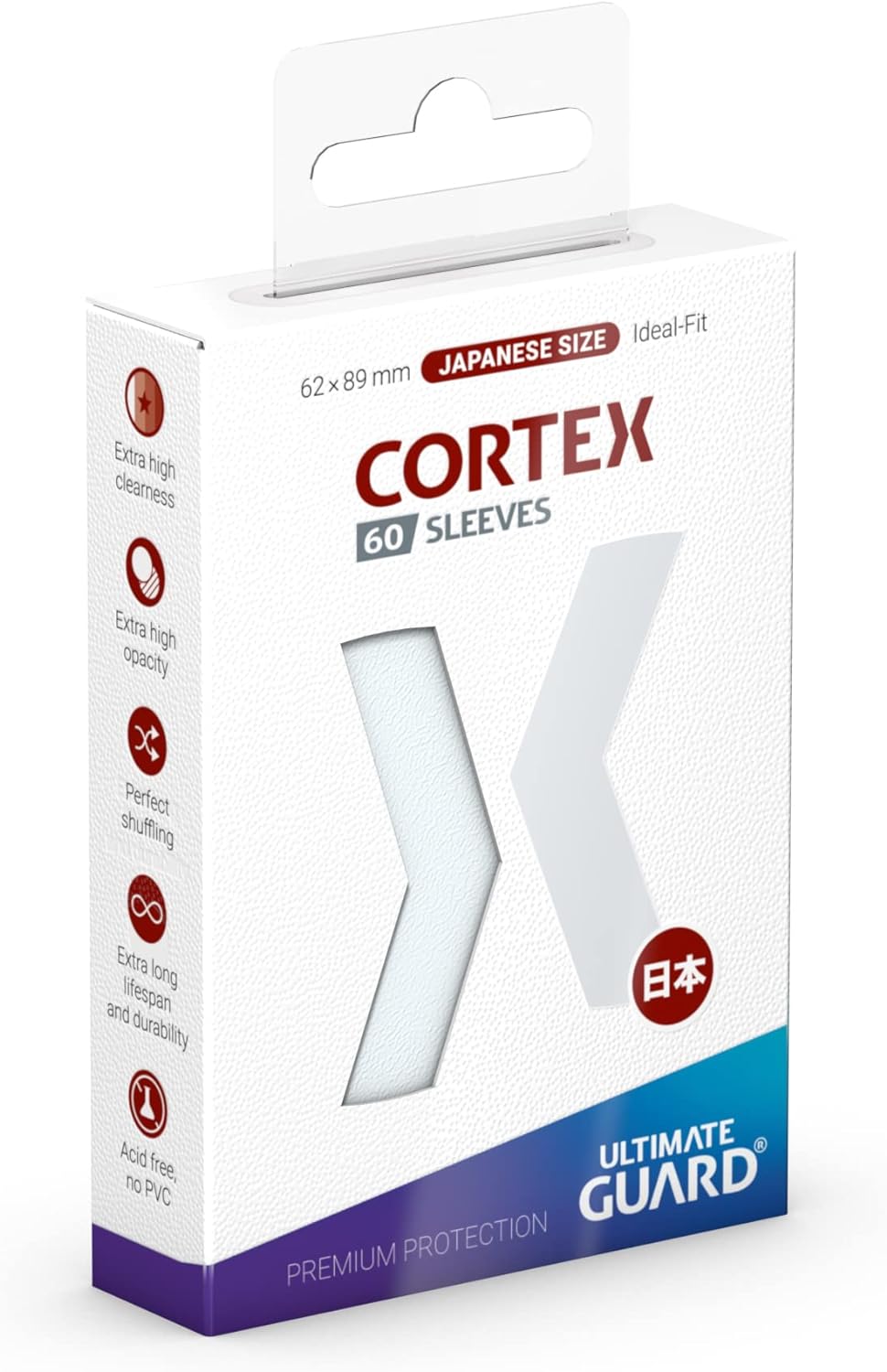 Cortex Sleeves Japanese Size Transparent (60