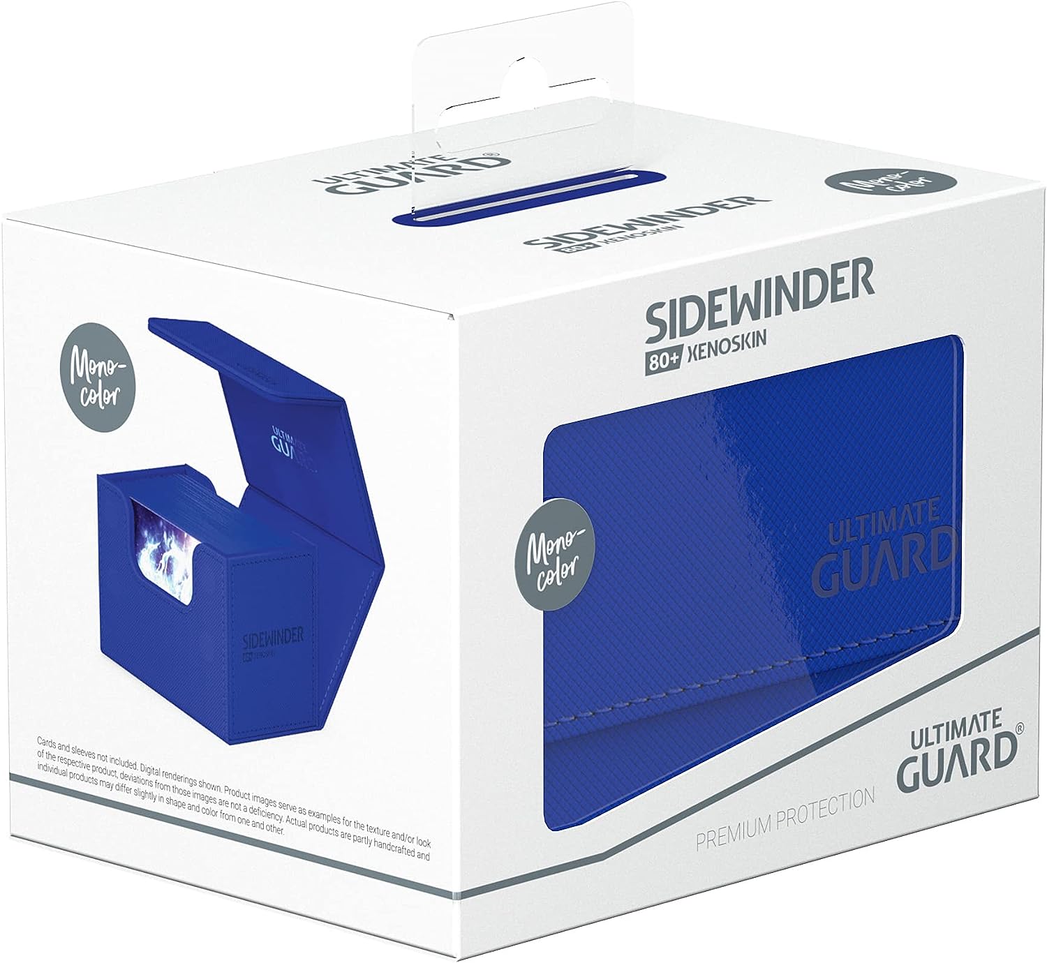 Ultimate Guard Sidewinder 80+ XenoSkin Monocolor Blue