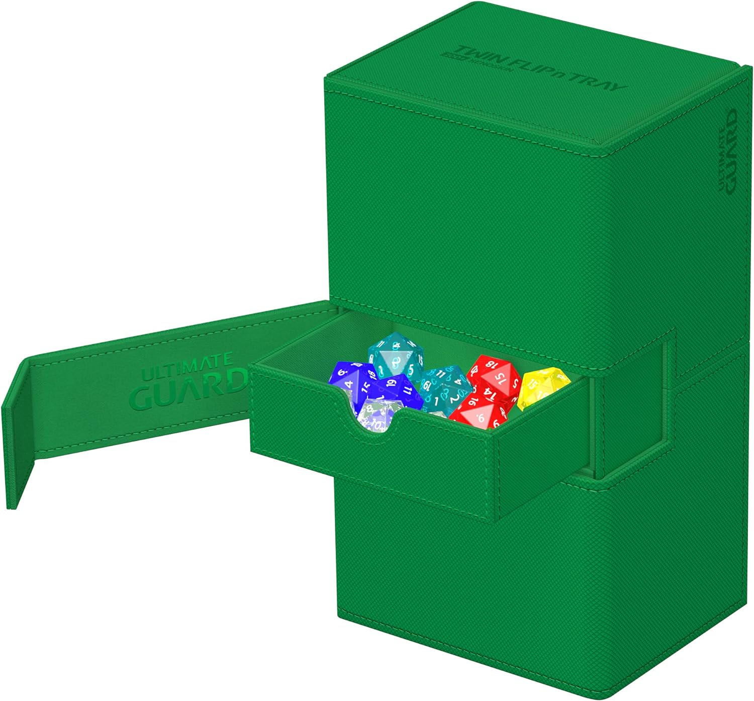 Ultimate Guard Twin Flip`n`Tray 200+ XenoSkin Monocolor Vert
