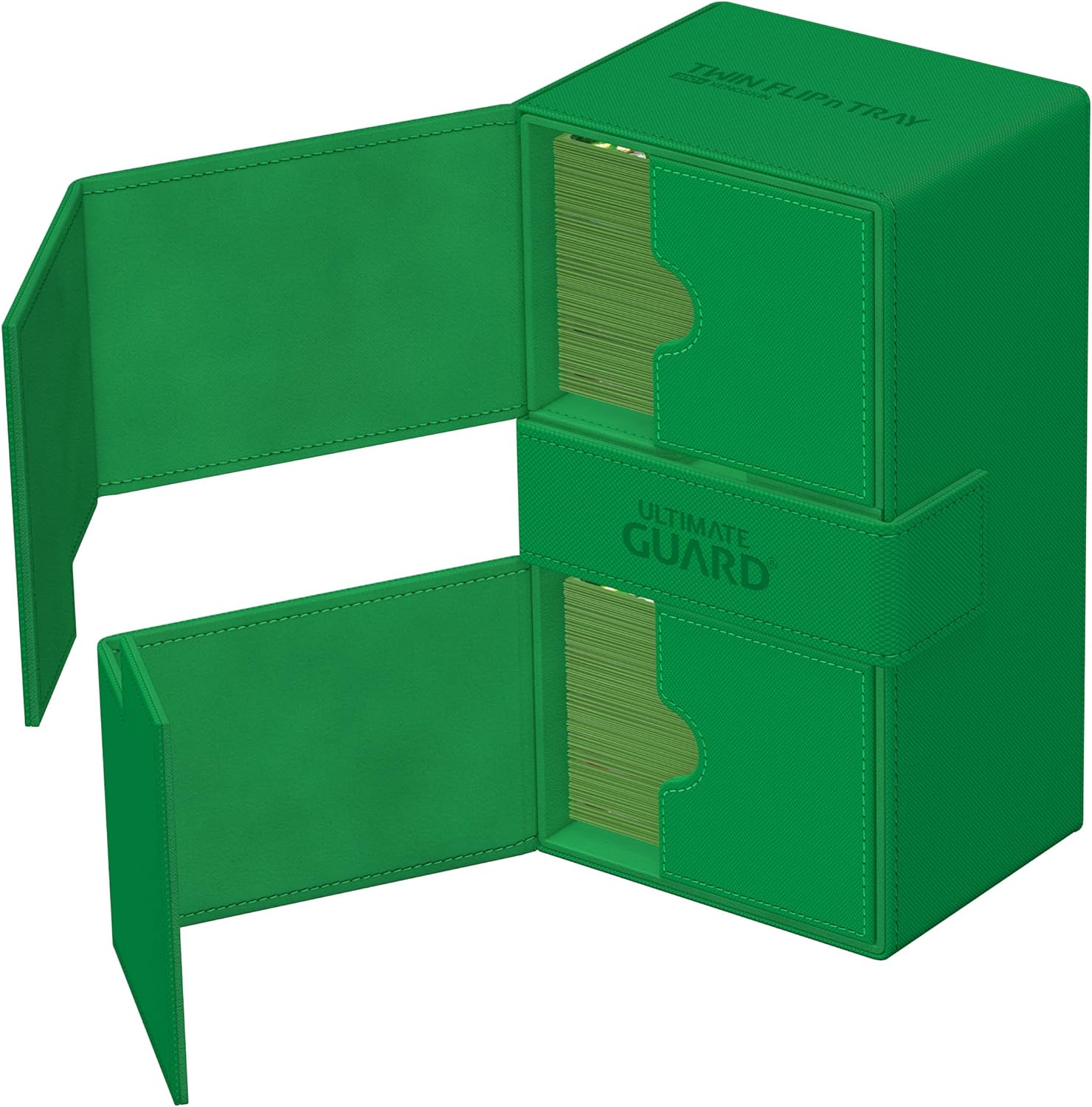 Ultimate Guard Twin Flip`n`Tray 200+ XenoSkin Monocolor Vert