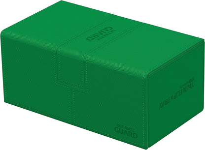 Ultimate Guard Twin Flip`n`Tray 200+ XenoSkin Monocolor Vert