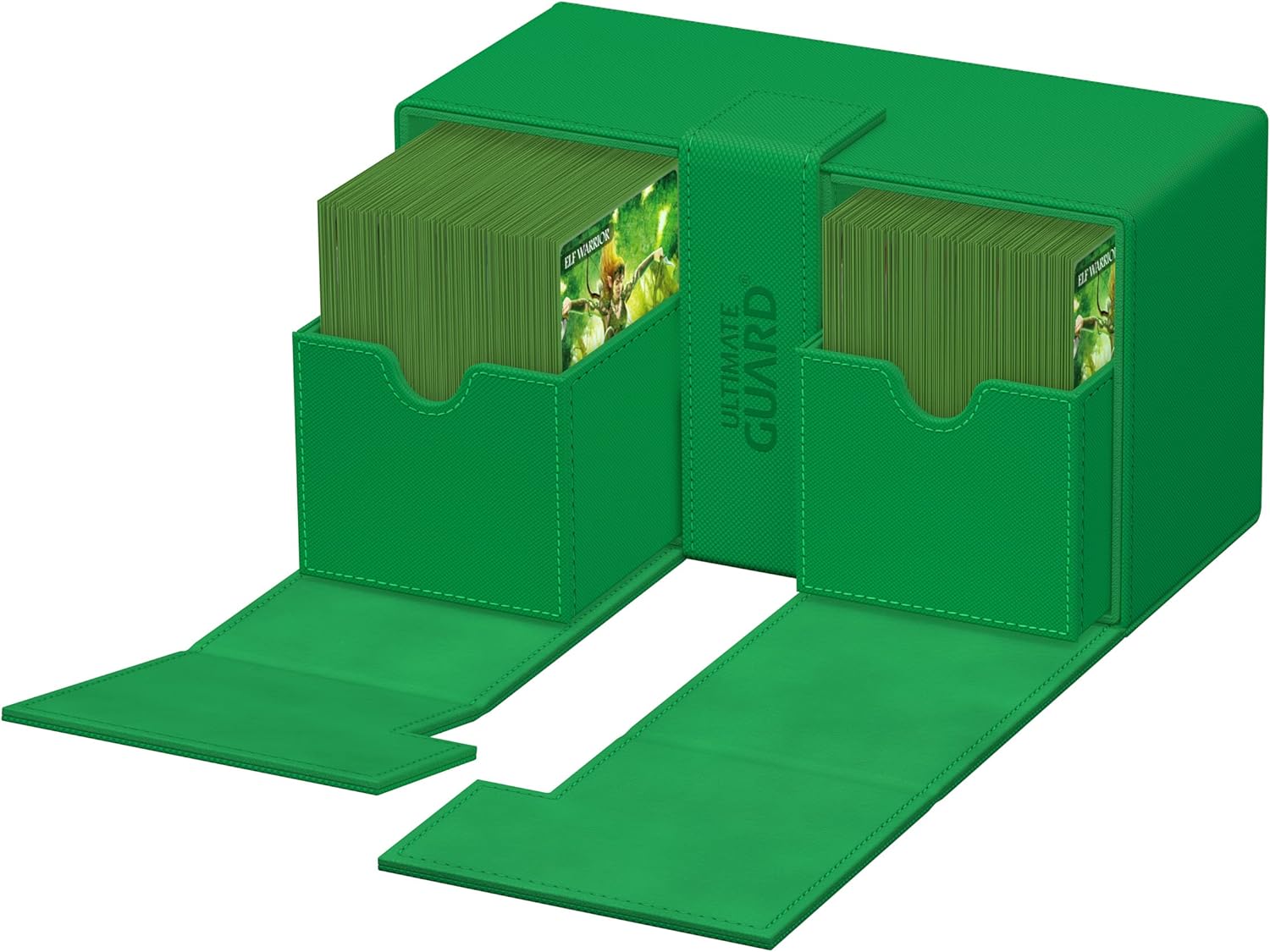 Ultimate Guard Twin Flip`n`Tray 200+ XenoSkin Monocolor Vert