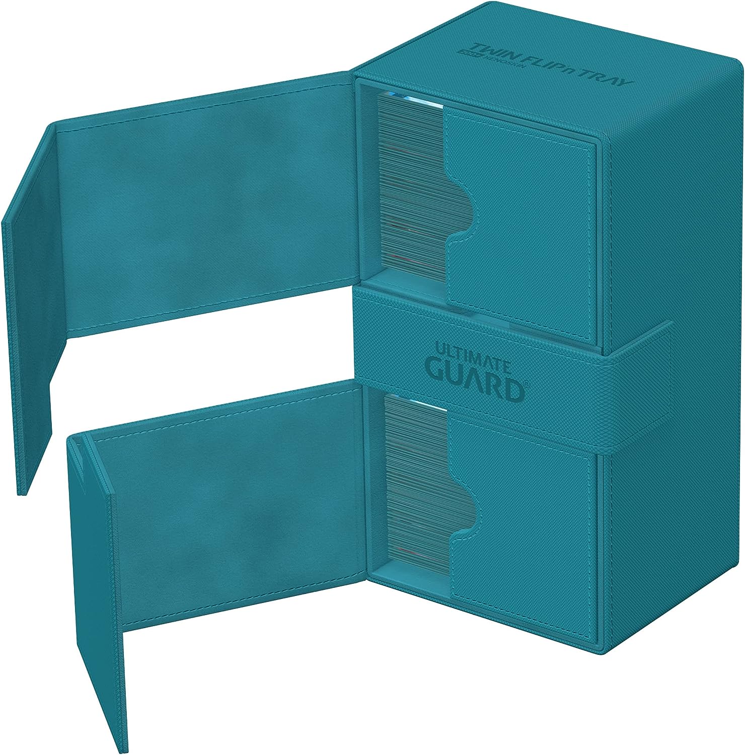 Ultimate Guard Twin Flip`n`Tray 200+ Monocolor Petrol 200+ Petrol