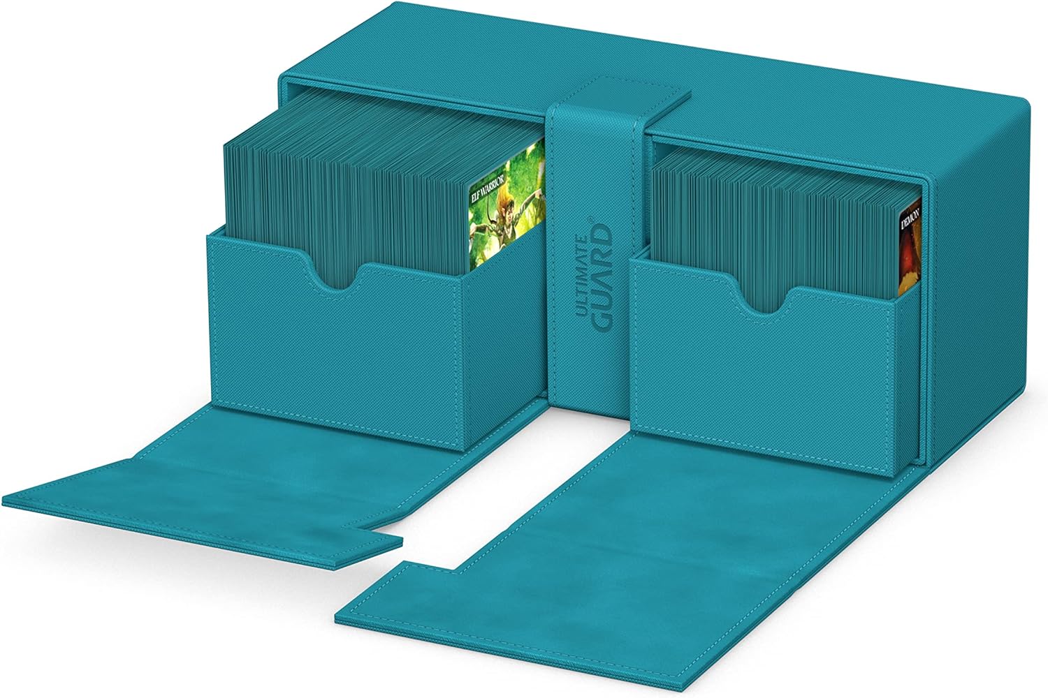 Ultimate Guard Twin Flip`n`Tray 266+ Xenoskin Petrol Blue