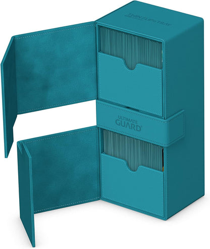 Ultimate Guard Twin Flip`n`Tray 266+ Xenoskin Petrol Blue