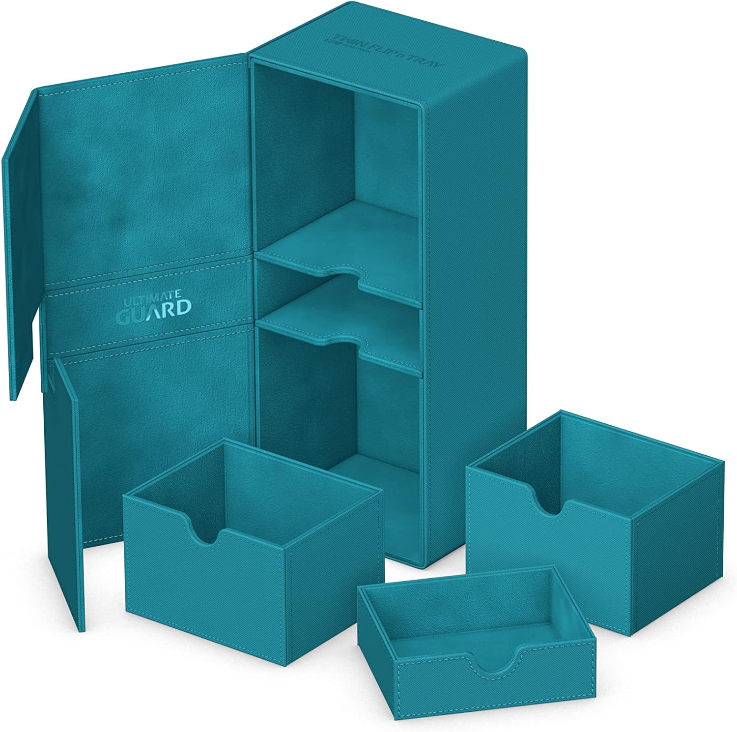 Ultimate Guard Twin Flip`n`Tray 266+ Xenoskin Petrol Blue