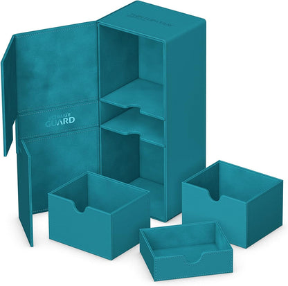 Ultimate Guard Twin Flip`n`Tray 266+ Xenoskin Petrol Blue