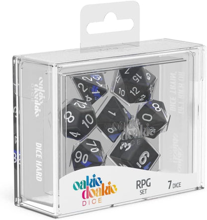 Oakie Doakie Dice RPG Set Enclave - Sapphire (7) 102 mm x 79 mm x 36 mm Sapphire