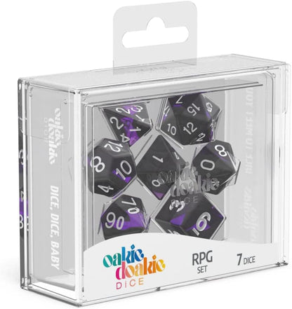 Oakie Doakie Dice ODD500050 RPG Set Enclave Dice, Amethyst