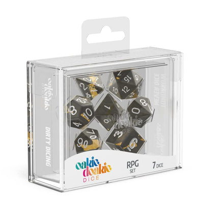 Oakie Doakie Dice RPG-Set Enclave Amber