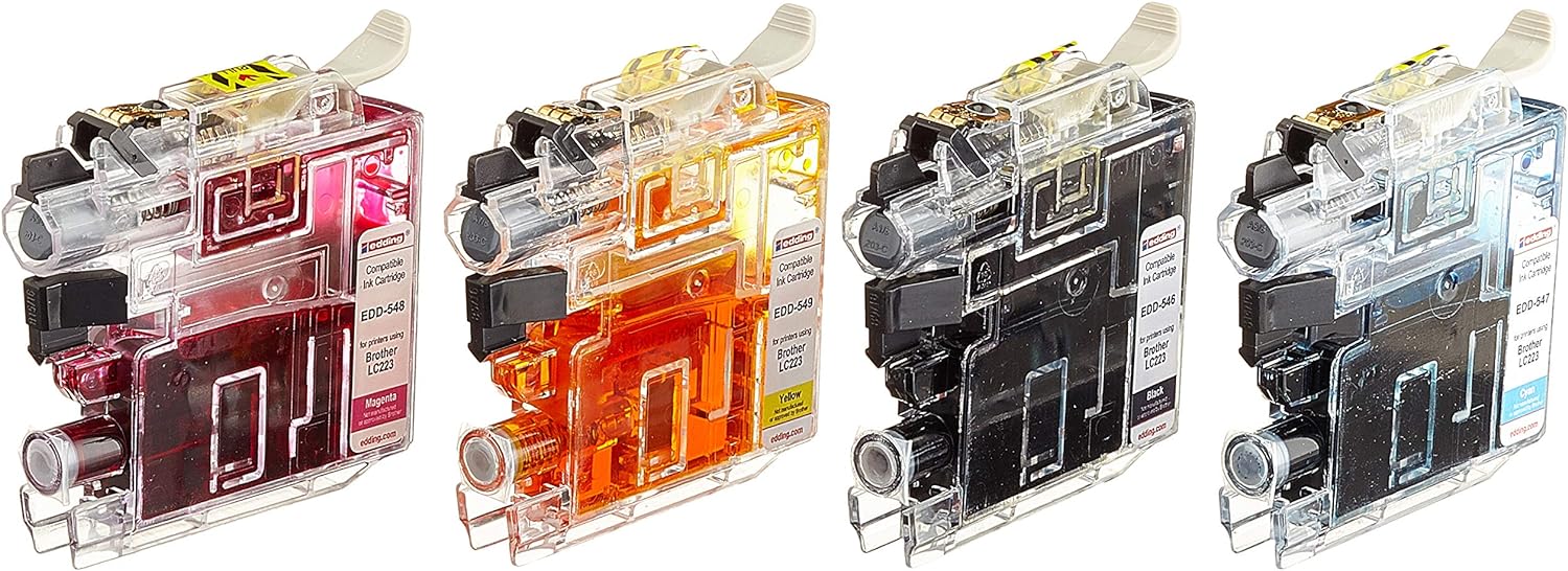 Edding EDD-477 LC-223BK/C/M/Y 4PACK Tintenpatrone