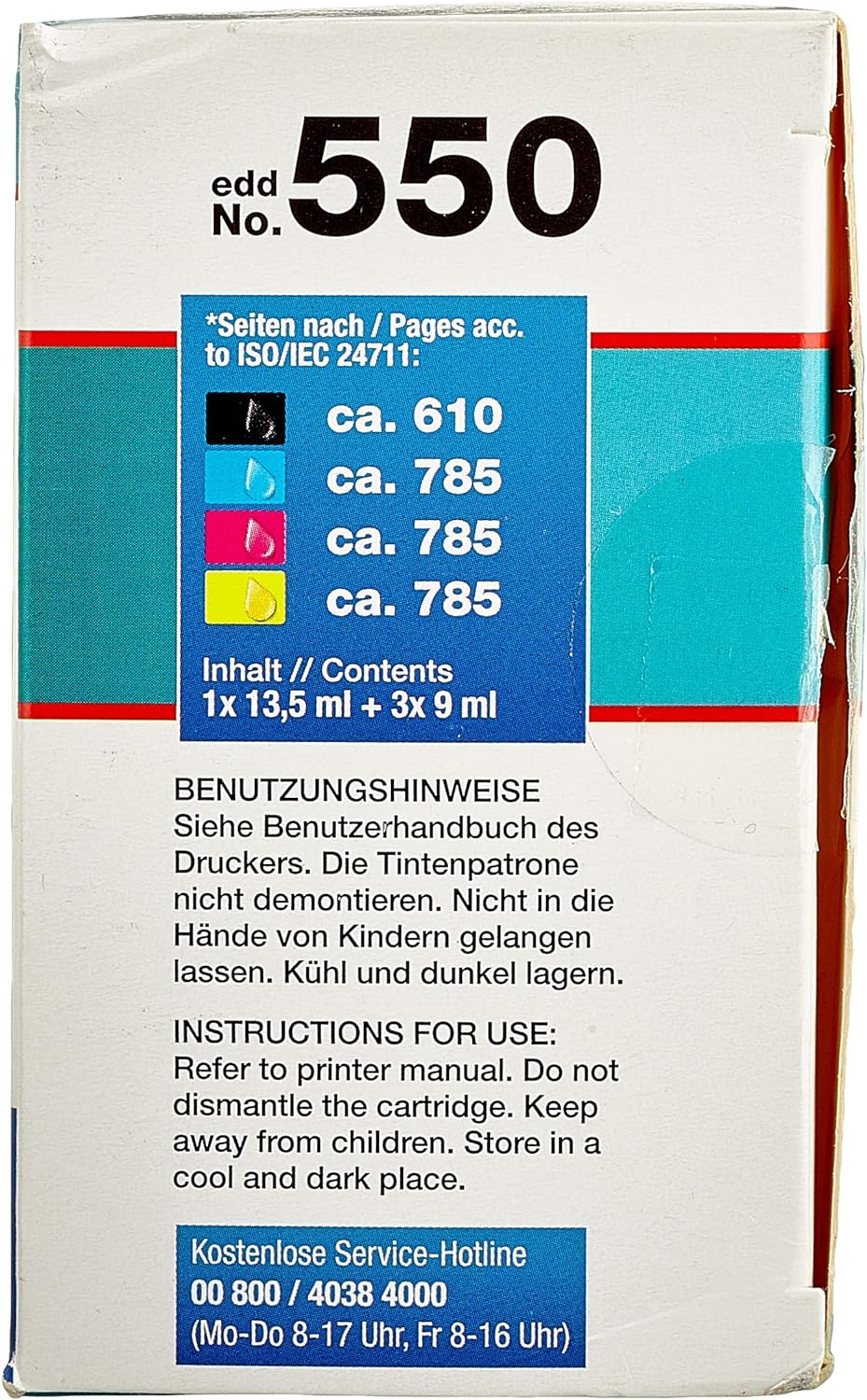 Edding EDD-477 LC-223BK/C/M/Y 4PACK Tintenpatrone