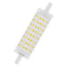 OSRAM dimmable LED flashlight with R7s base, 16 W LED tube, replacement for 125 W bulb, warm white (2700K)\ Single-Pack 125 W-Replacement
