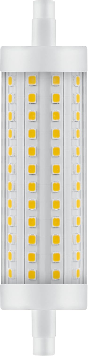 OSRAM dimmable LED flashlight with R7s base, 16 W LED tube, replacement for 125 W bulb, warm white (2700K)\ Single-Pack 125 W-Replacement