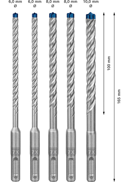 BOSCH EXPERT SDS plus-7X Hammerbohrer-Set