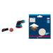 Bosch Professional Exzenterschleifer GEX 12V-125 (inkl. Schleifteller (125 mm)) + 5x Expert M480 Schleifnetz (für Hartholz, Farbe auf Holz, Ø 125 mm, Körnung 120, Zubehör) GEX 12V-125 + 5x Expert M480