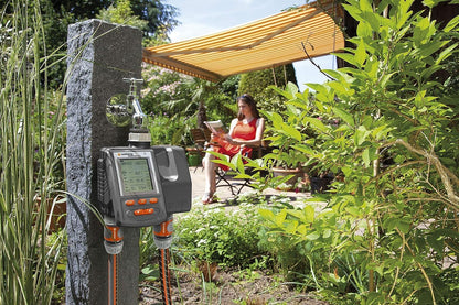 Gardena Irrigation Computer Multicontrol Duo: Automatic Irrigation Control, Weekdays programmable, 22x17.2x17.8 cm