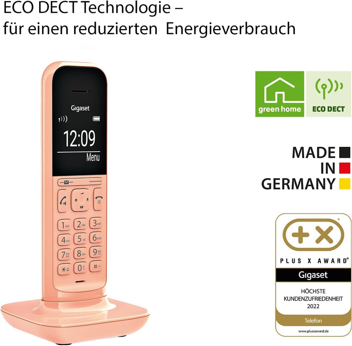 Gigaset CL390 Schnurlostelefon cantaloupe