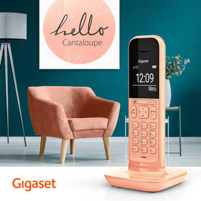 Gigaset CL390 Schnurlostelefon cantaloupe