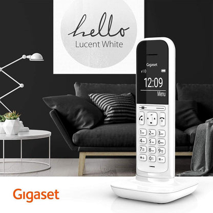Gigaset CL390 Analog/DECT telephone White