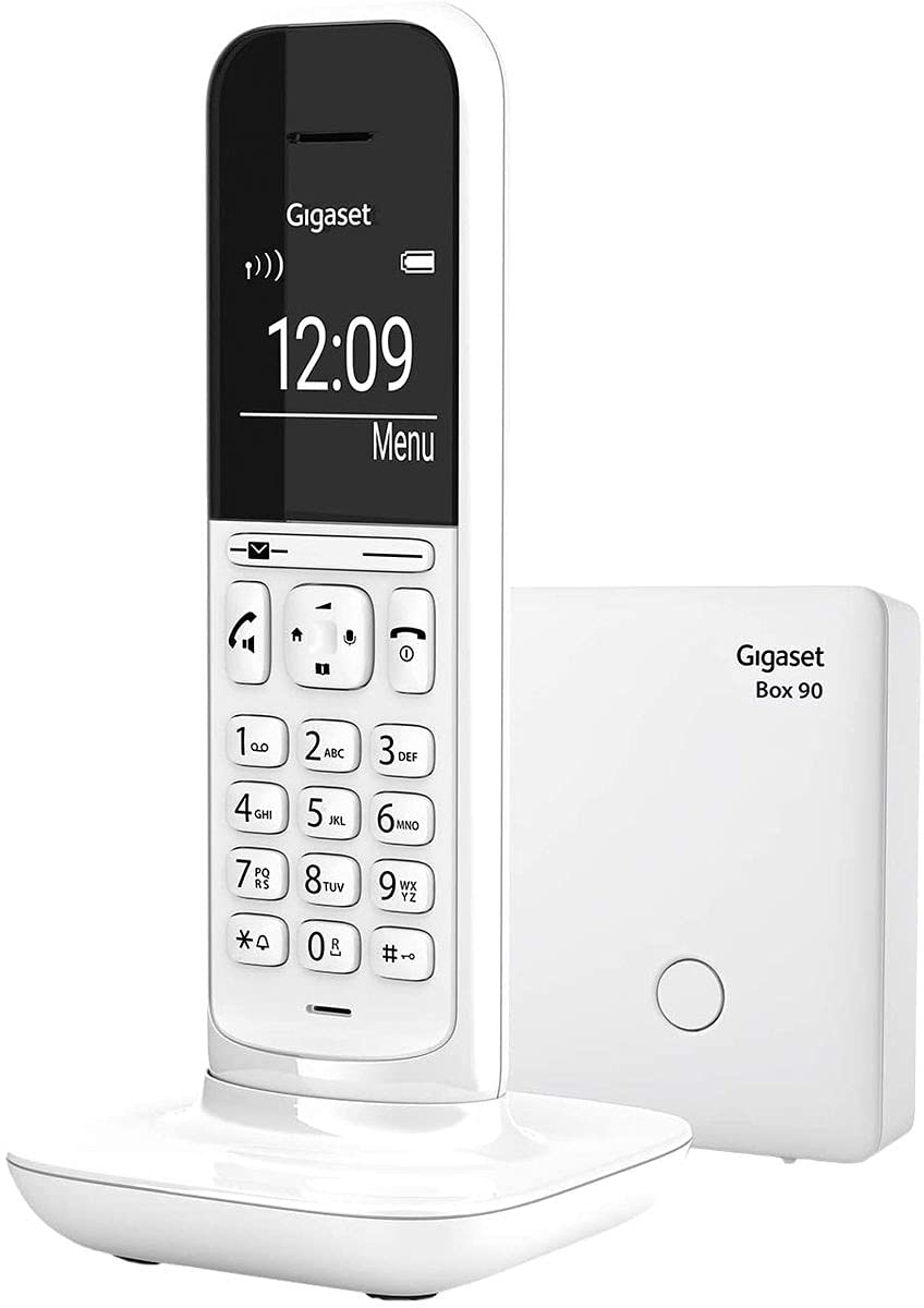 Gigaset CL390 Analog/DECT telephone White