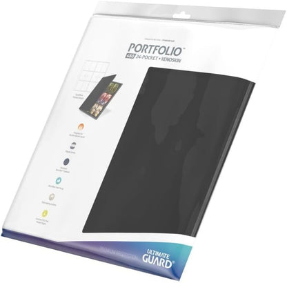 Ultimate Guard 12-Pocket QuadRow XenoSkin Portfolio (Black