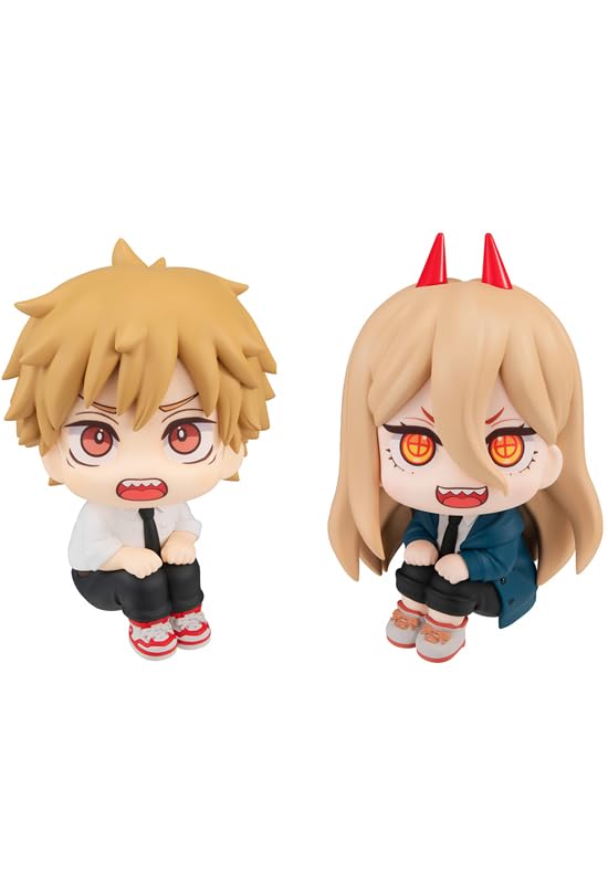 Megahouse - Chainsaw Man - Look Up Series Power & Denji Figure Set with Gift