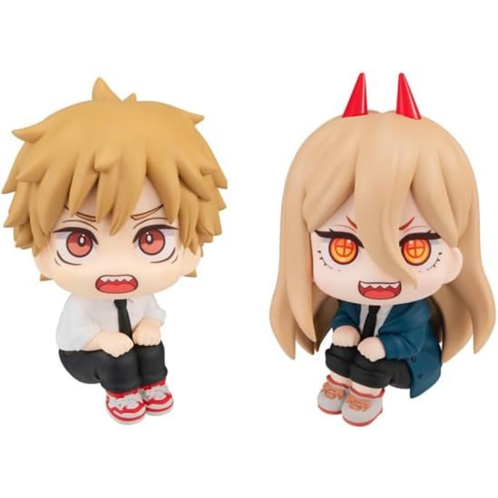 Megahouse - Chainsaw Man - Look Up Series Power & Denji Figure Set with Gift