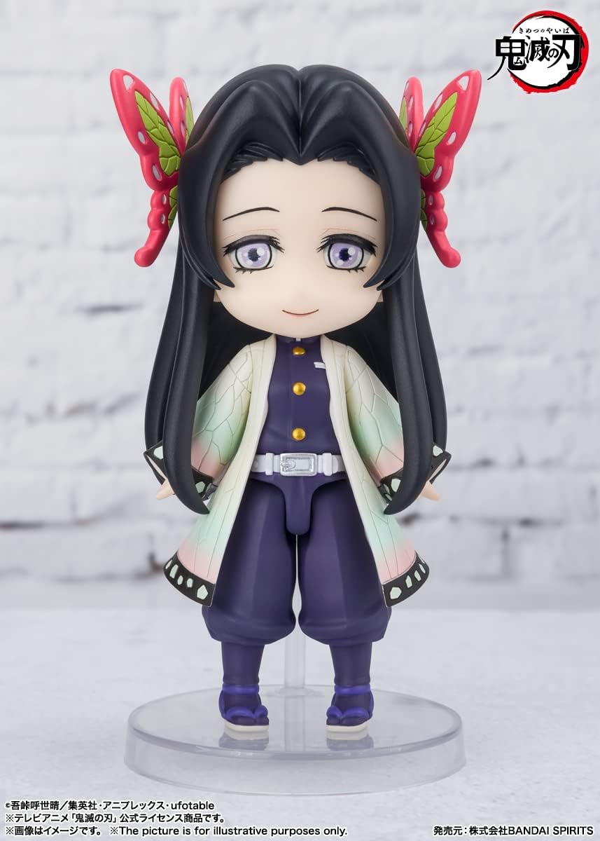 BANDAI Tamashii Nations - Demon Slayer: Kimetsu no Yaiba - Kanae Kocho, Spirits Figuarts Mini Action Figure Multicolor