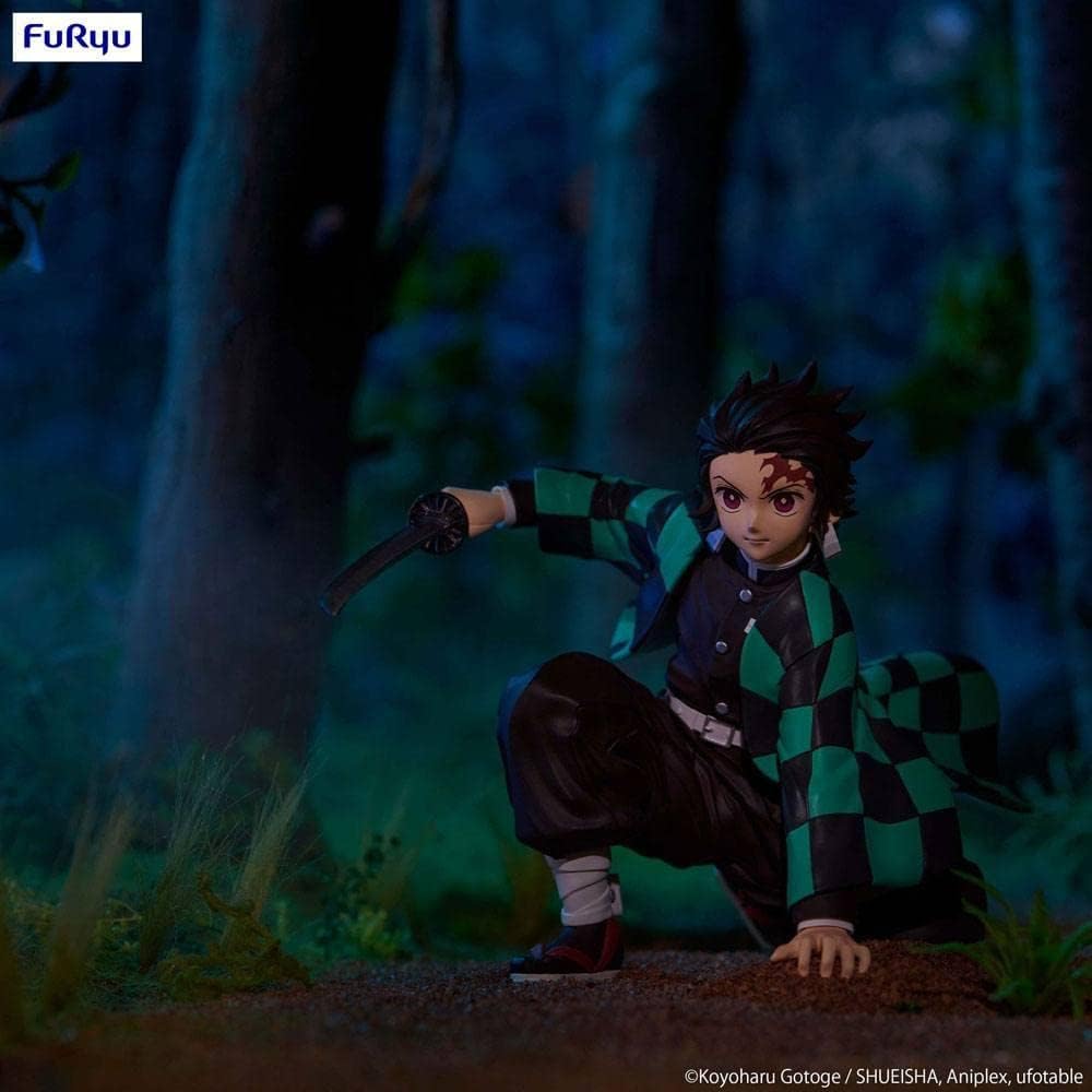 FURYU Bodyd tanjiro statue with katana 11cm