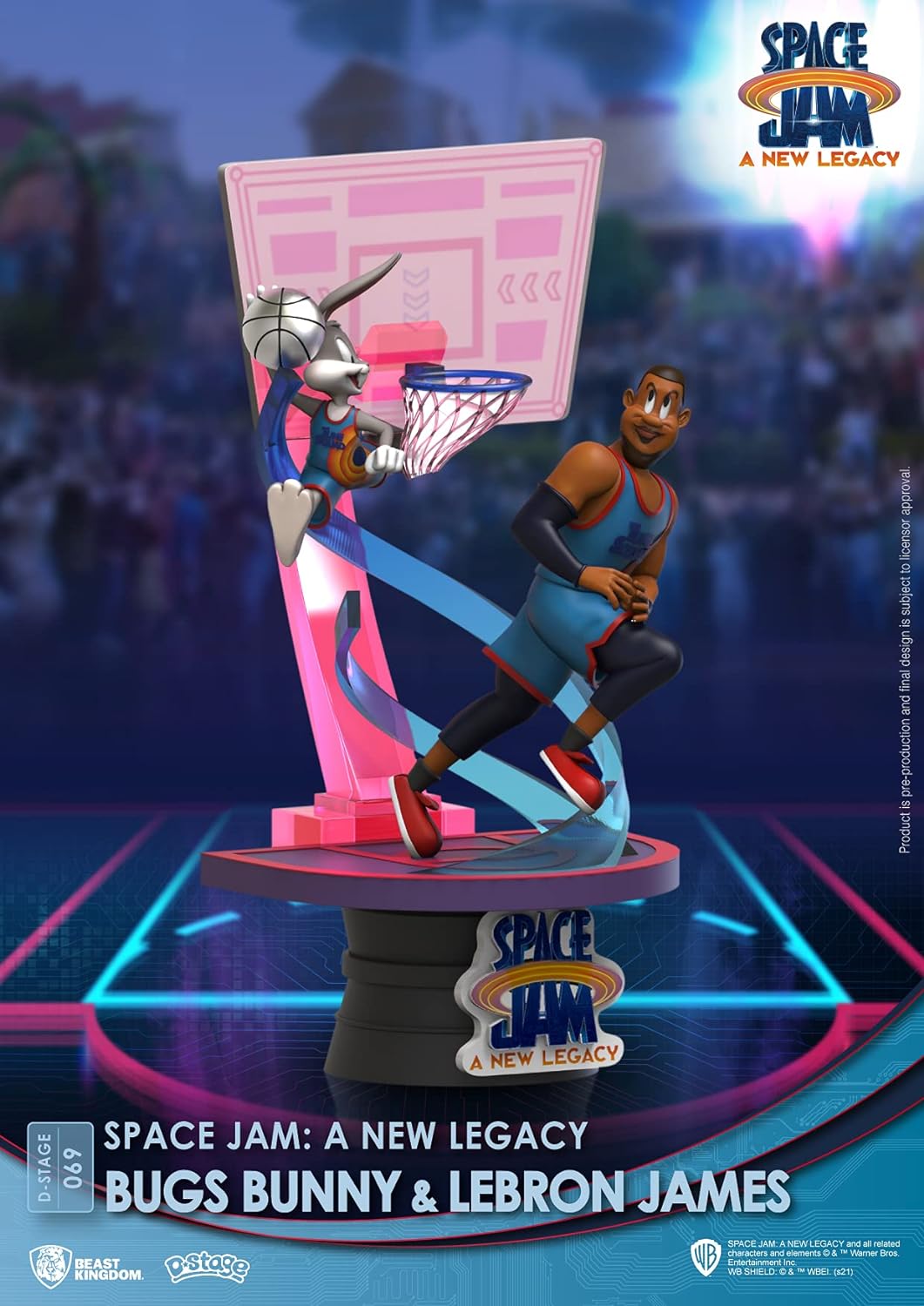 Beast Kingdom - Space Jam New Legacy DS-069 Bugs & Lebron D-Stage 6 Statue