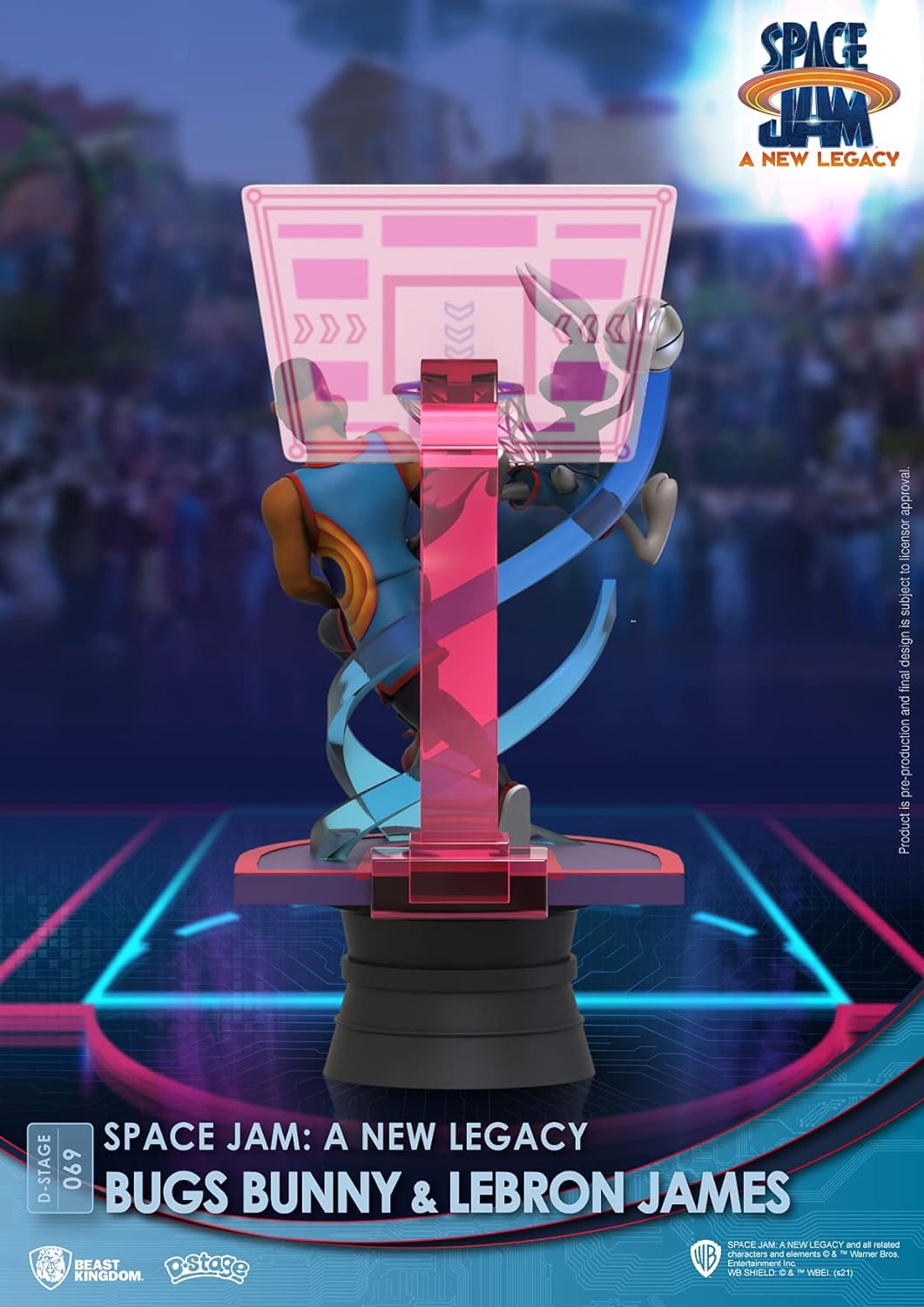 Beast Kingdom - Space Jam New Legacy DS-069 Bugs & Lebron D-Stage 6 Statue
