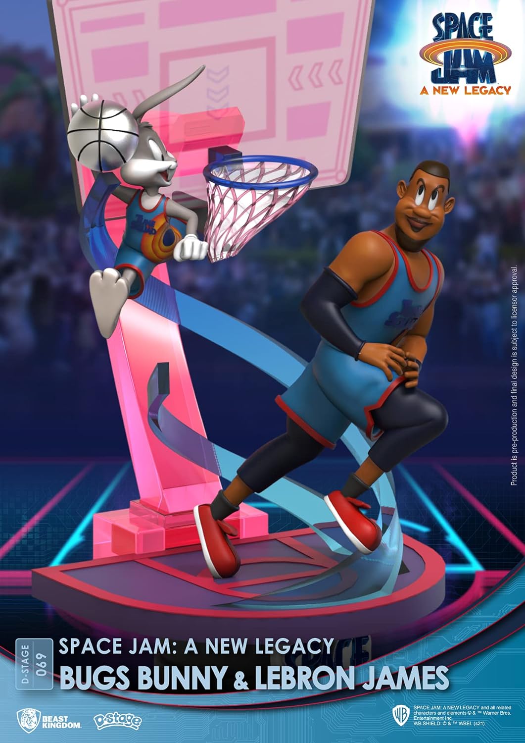 Beast Kingdom - Space Jam New Legacy DS-069 Bugs & Lebron D-Stage 6 Statue