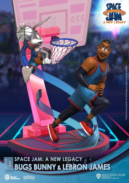 Beast Kingdom - Space Jam New Legacy DS-069 Bugs & Lebron D-Stage 6 Statue