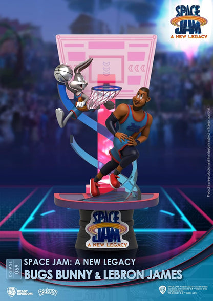 Beast Kingdom - Space Jam New Legacy DS-069 Bugs & Lebron D-Stage 6 Statue
