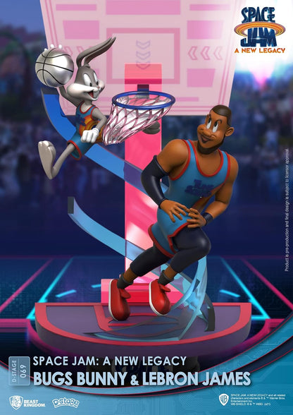 Beast Kingdom - Space Jam New Legacy DS-069 Bugs & Lebron D-Stage 6 Statue