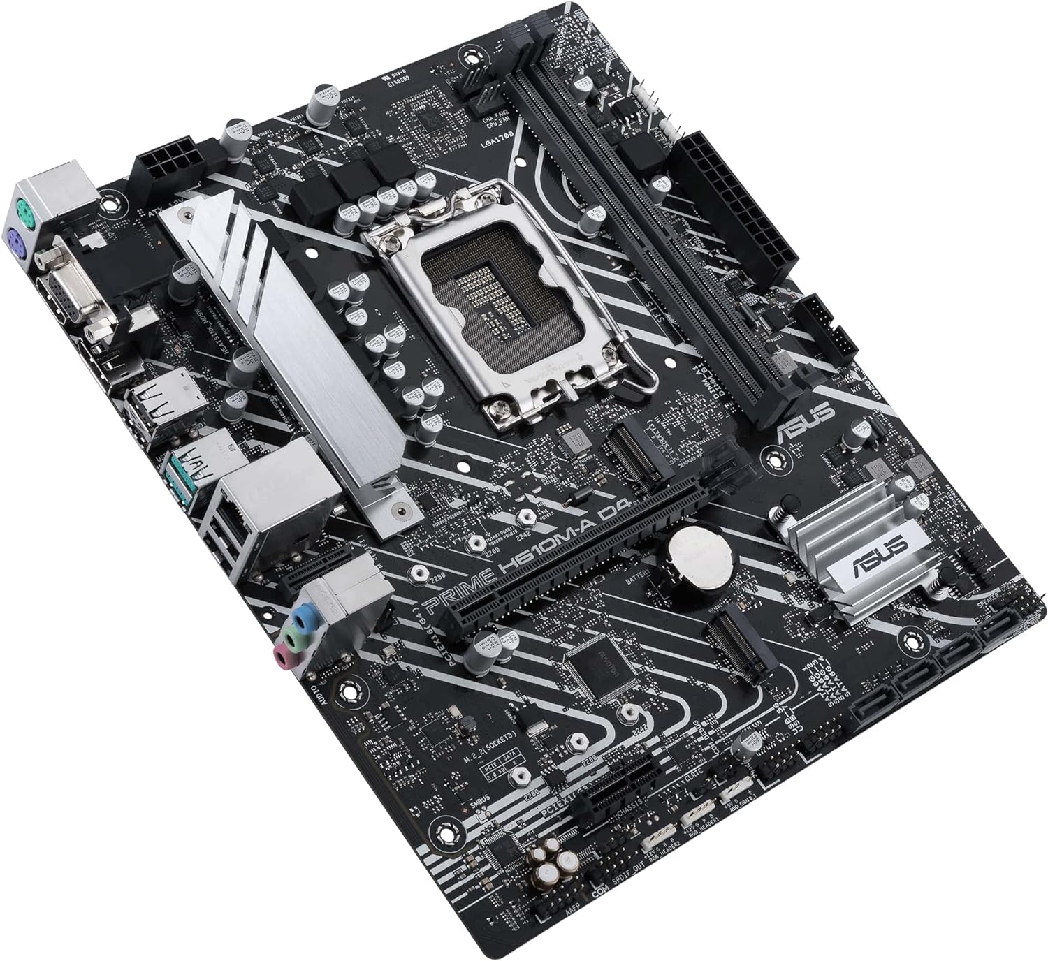 Asus PRIME H610M-A D4 CSM - Corporate Stable Model, Intel H610, 1700, Micro ATX, 2 DDR4, VGA, HDMI, DP, PCIe4, 2x M.2