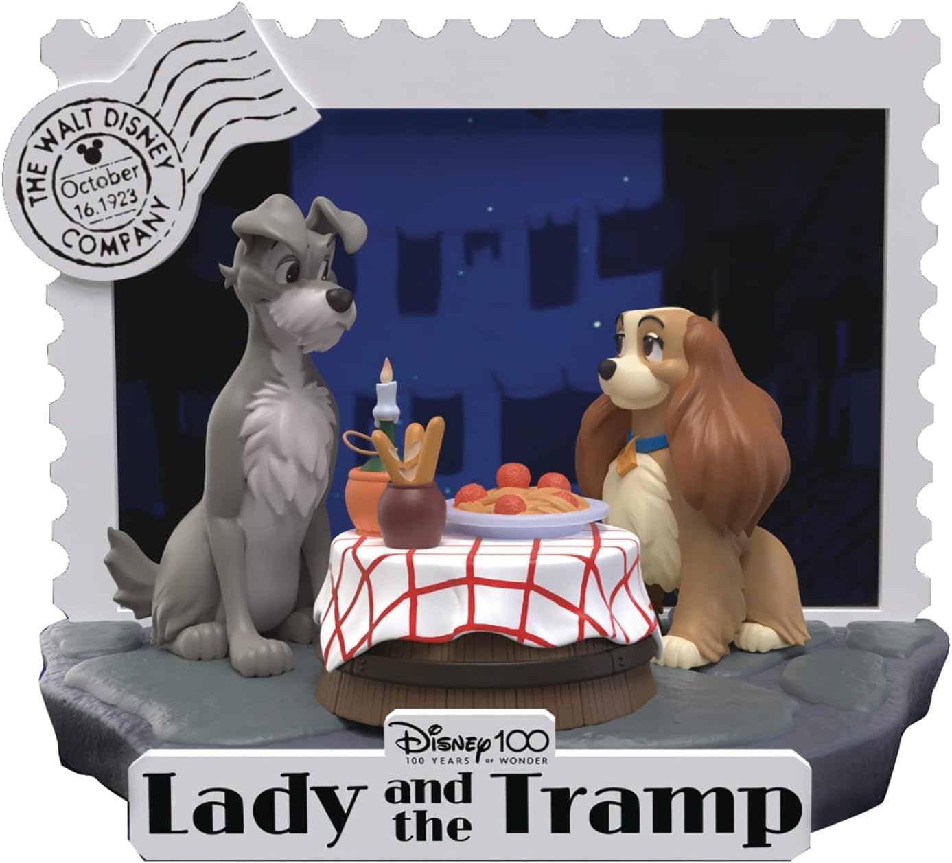 Beast Kingdom - Disney 100 Years - DS-136 Lady and the Tramp D-Stage 6 Statue