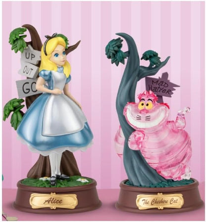 Beast Kingdom MINI D STAGE - DISNEY ALICE IN WONDERLAND ALICE AND CHESHIRE CAT CANDY COLOR SPECIAL EDITION SET