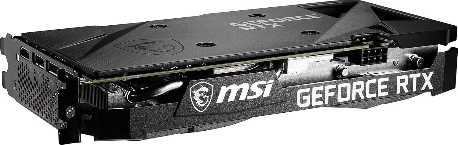 MSI GeForce RTX 3060 VENTUS 2X 12G OC Gaming Graphics Card - 12GB GDDR6, 1807 MHz, PCI Express Gen 4, 192-bit, 3x DP (v1.4), HDMI 2.1 (Supports 4K