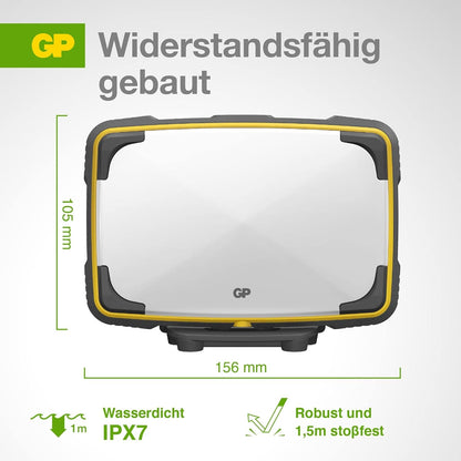GP DISCOVERY 1200 Akku-LED-Baustrahler grau