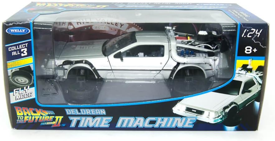 Welly - Back to the Future II - 1/24 Scale ‘81 Die Cast Car - DeLorean LK