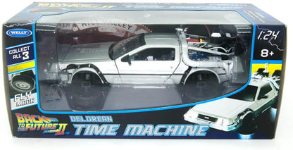 Welly - Back to the Future II - 1/24 Scale ‘81 Die Cast Car - DeLorean LK