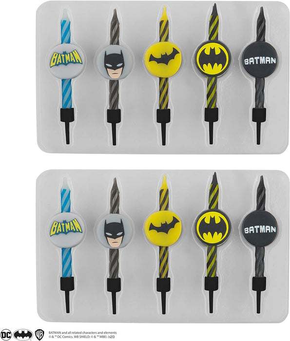 Cinereplicas DC Comics Batman Candles (Set of 10) - Official Licensed
