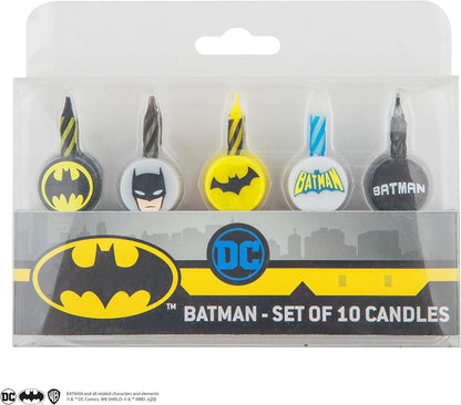 Cinereplicas DC Comics Batman Candles (Set of 10) - Official Licensed
