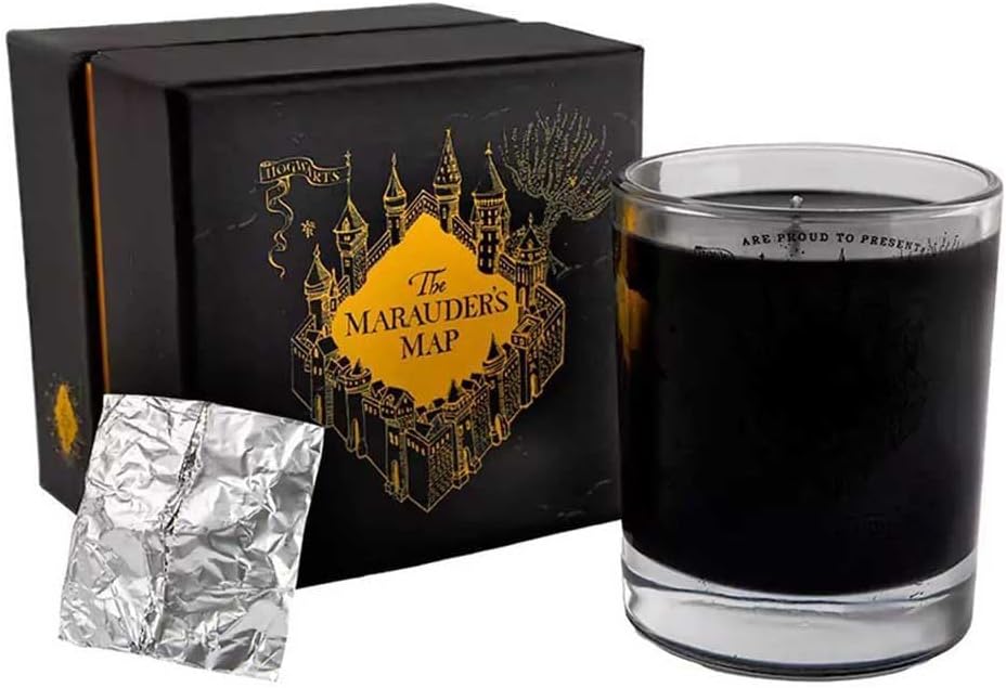 Cinereplicas Harry Potter Bougie avec collier Marauder's Map