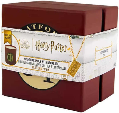 Cinereplicas Harry Potter Bougie avec Collier Bracelet Platfrom 9/3/4