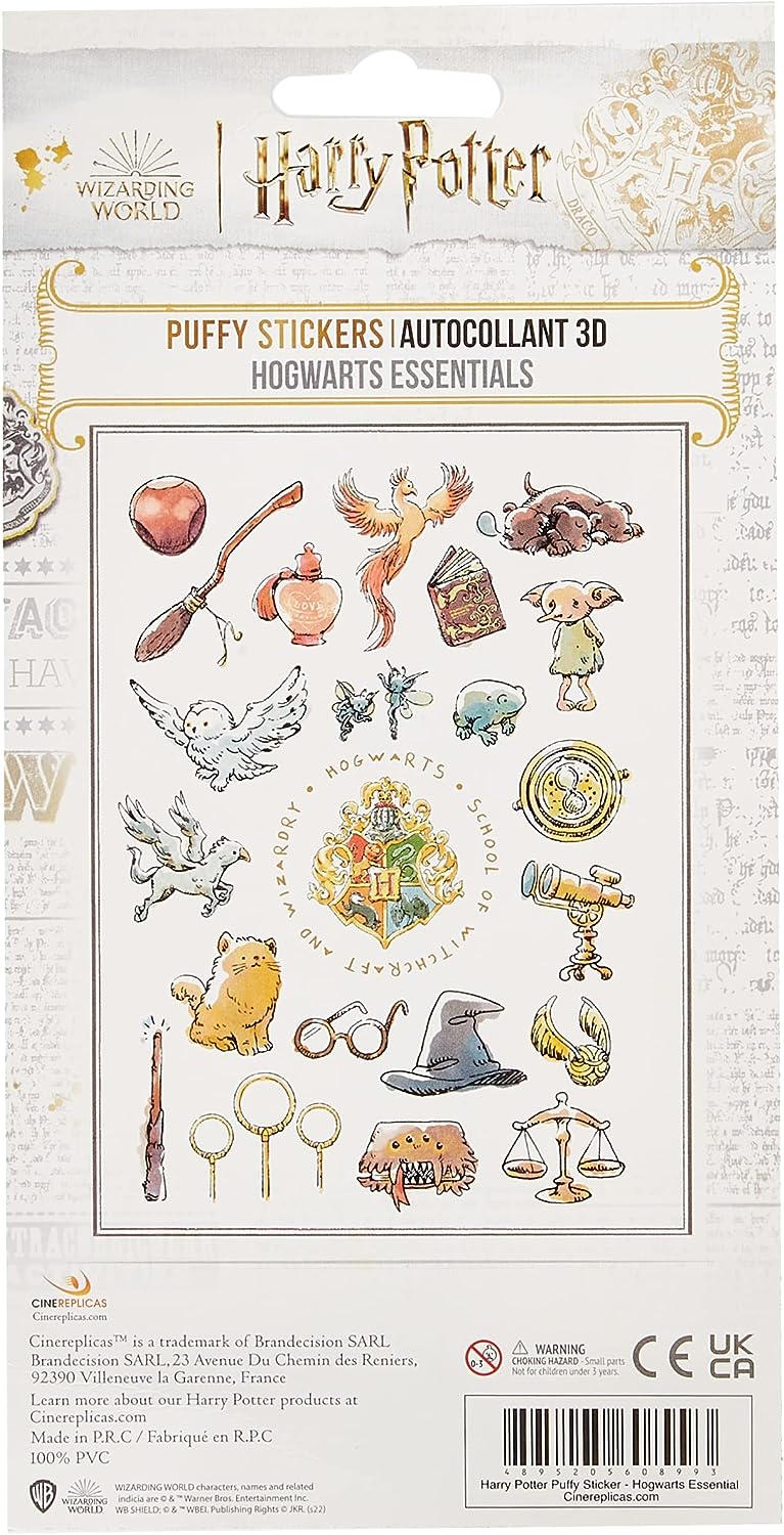HARRY POTTER Foam STIKERS Cute WIZARD-4895205608993 Stickers, Multicoloured (26245