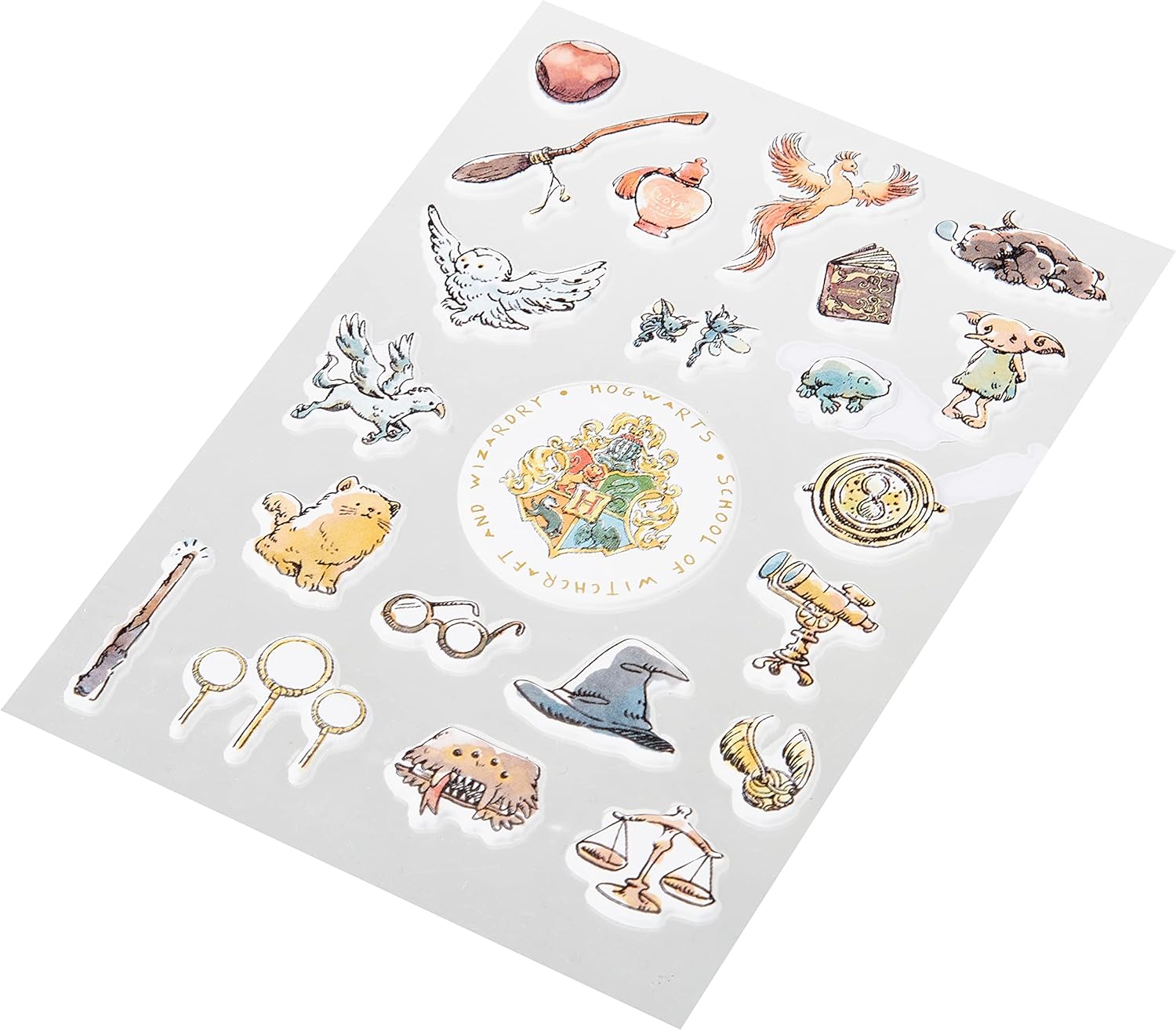 HARRY POTTER Foam STIKERS Cute WIZARD-4895205608993 Stickers, Multicoloured (26245