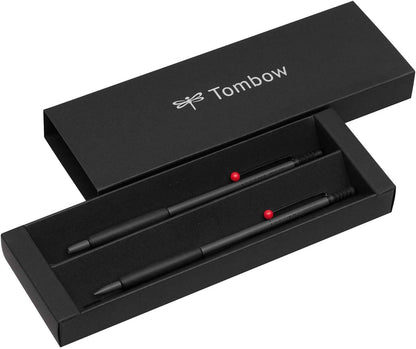 Tombow BC-1000ZS1 Kugelschreiber ZOOM 707 inklusive Geschenkverpackung grau/schwarz/rot